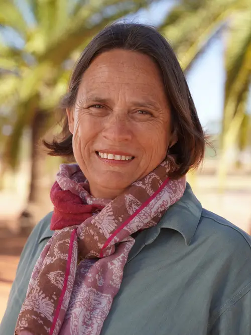 Portrait of Jenny Freyer smiling outdoors